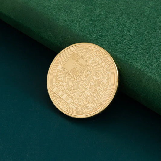 Bitcoin Coin Collectible Art Collection Gift Physical Commemorative