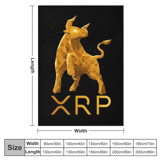 XRP cryptocurrency - XRP Throw Blanket Sofa Blanket Blankets Sofas Of
