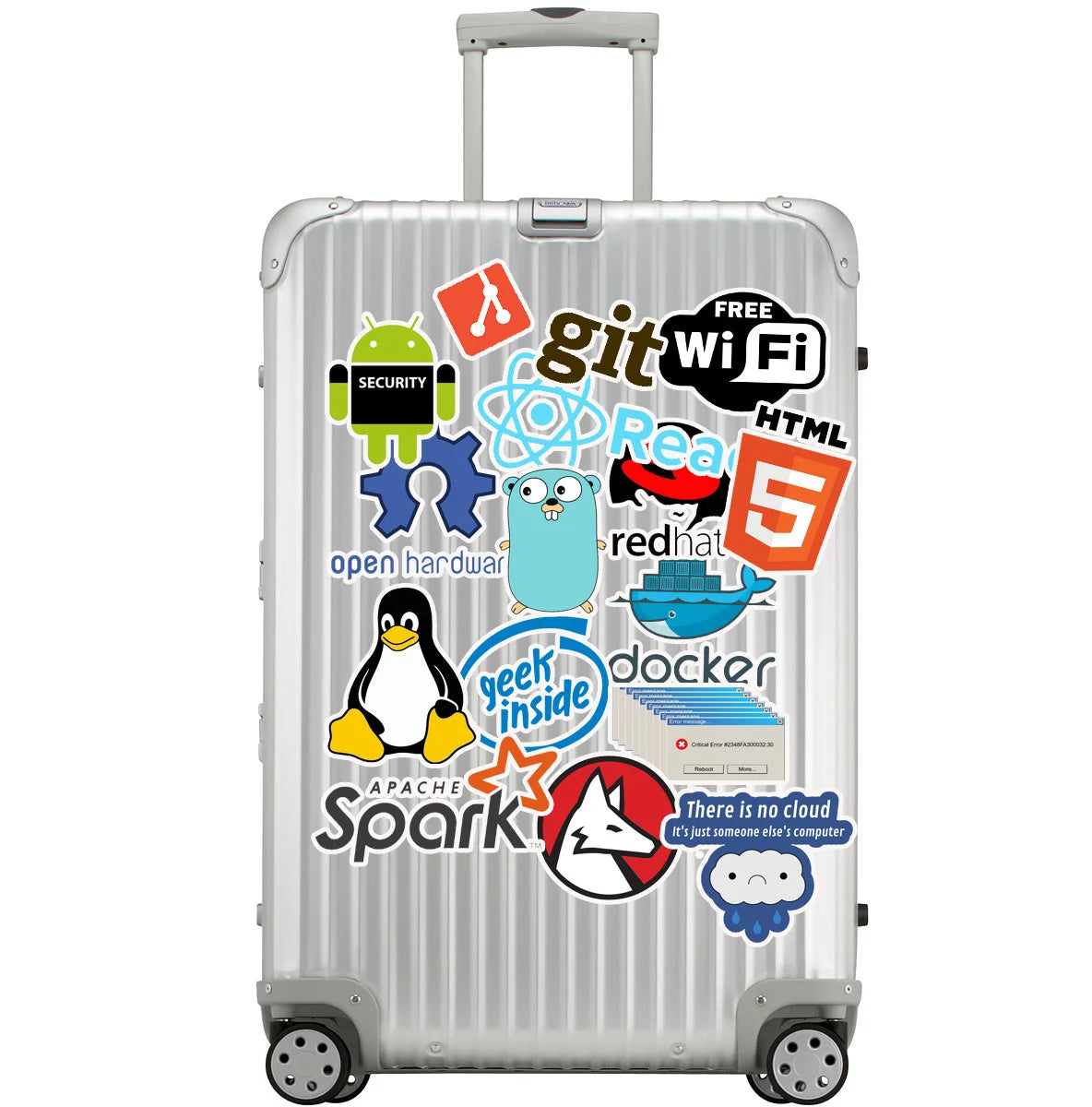 50pcs Programming Home Decorative Graffiti Stickers Geek Python