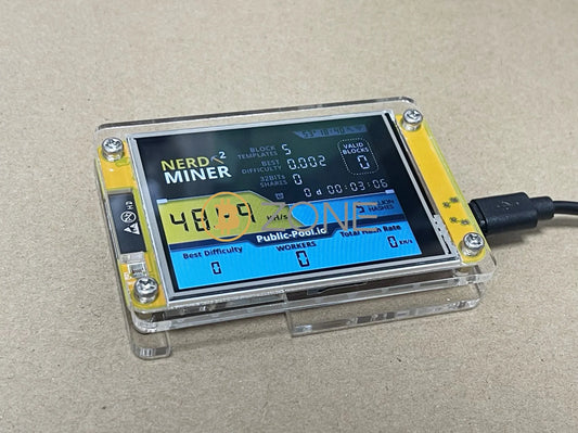 Bitcoin Nerd Miner V2.0 ESP32 2.8 Inch Smart Touch Display BTC Solo