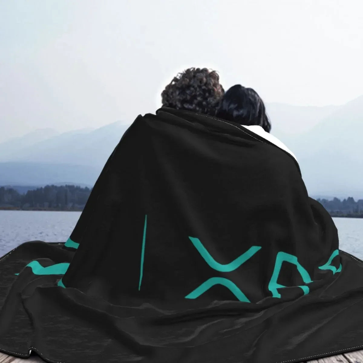 Xrp Ripple New Minty Teal Cryptocurrency Blankets Flannel