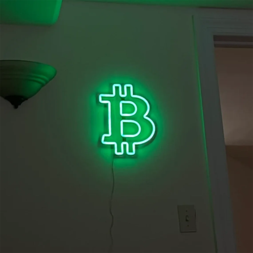 Bitcoin Neon Sign Bitcoin Trading Neon Sign Trading Wall Decor Crypto
