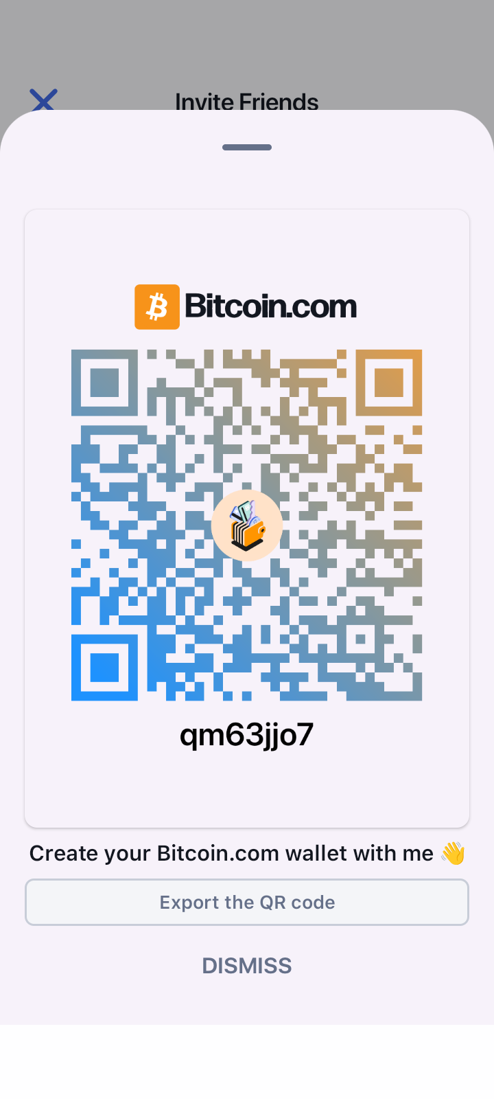 Bitcoin.com - Bitcoin Referral Link = $20 USD to each person, receiver and sender.