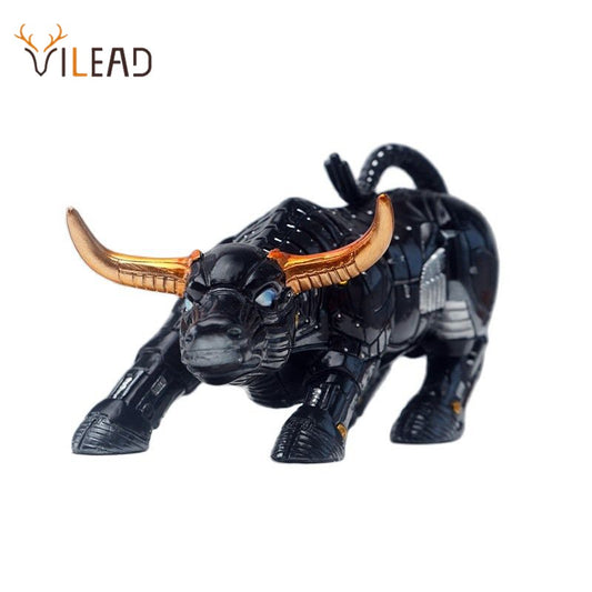 Vilead 20cm The Miami Bull Model Souvenir Statue Robot Sculpture
