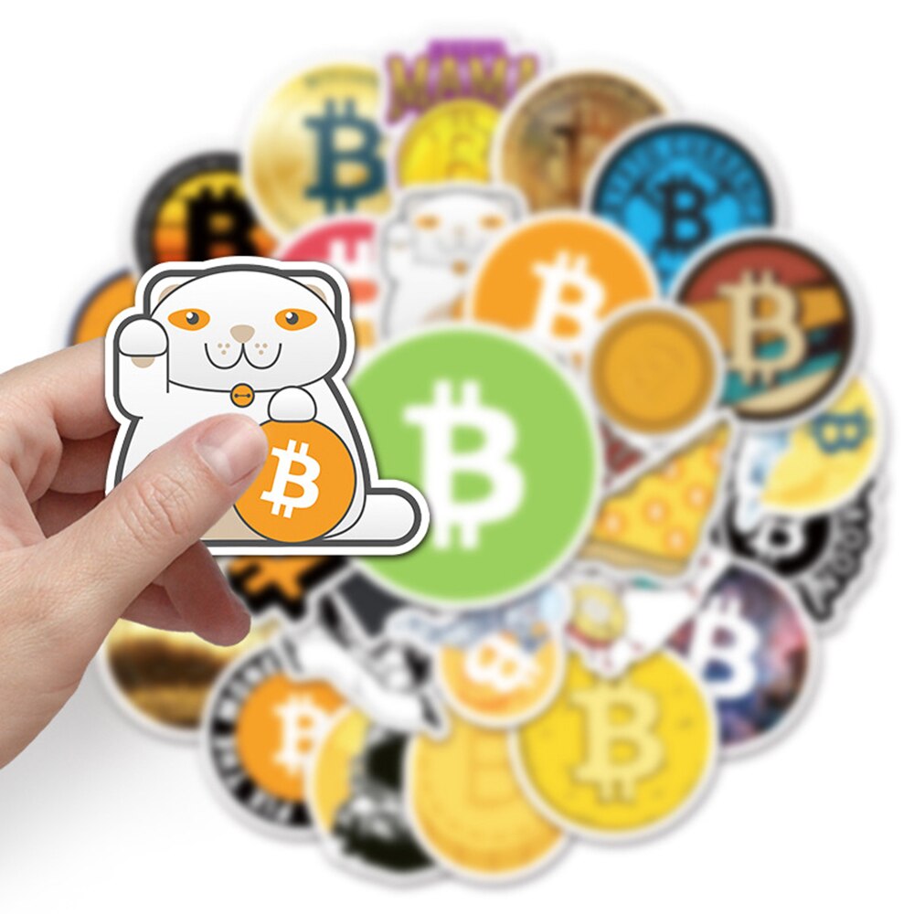 Waterproof Stickers Bitcoin | Laptop Stickers Bitcoin | Bitcoin Phone