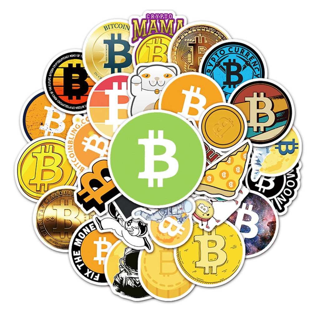 Waterproof Stickers Bitcoin | Laptop Stickers Bitcoin | Bitcoin Phone