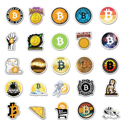Waterproof Stickers Bitcoin | Laptop Stickers Bitcoin | Bitcoin Phone