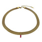 2021 Classic Snake Gold Color Cube Chain Roll Necklace  For Women