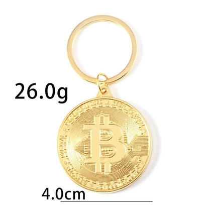 Newest Bitcoin Keychain Music Band Keyring Pendant Women and Men