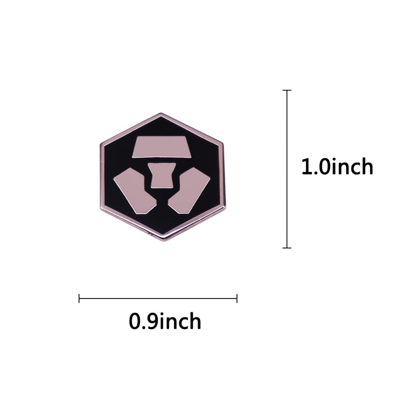 Cronos Crypto Com Enamel Pin Cryptocurrency Logo Badge Brooch Gift
