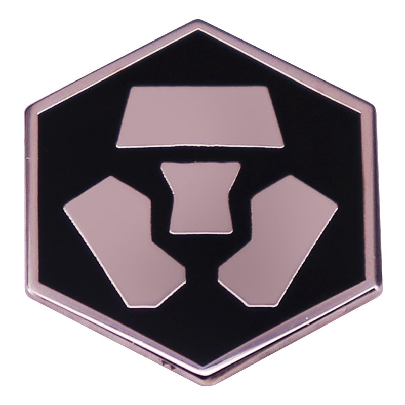 Cronos Crypto Com Enamel Pin Cryptocurrency Logo Badge Brooch Gift