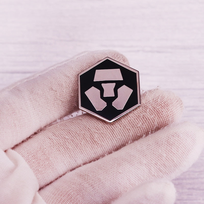 Cronos Crypto Com Enamel Pin Cryptocurrency Logo Badge Brooch Gift