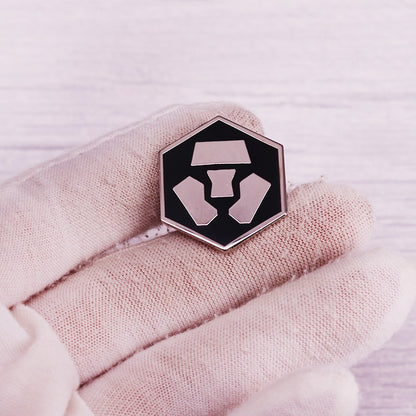 Cronos Crypto Com Enamel Pin Cryptocurrency Logo Badge Brooch Gift