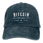 Original Satoshi BTC Crypto Baseball Caps Peaked Cap Bitcoin