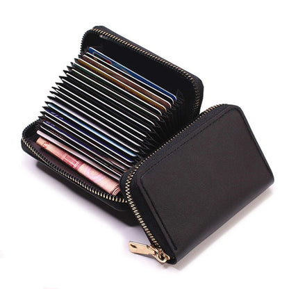 Business Card Holder Wallet Women/ Black/pink/blue/red Bank/ID/ Card
