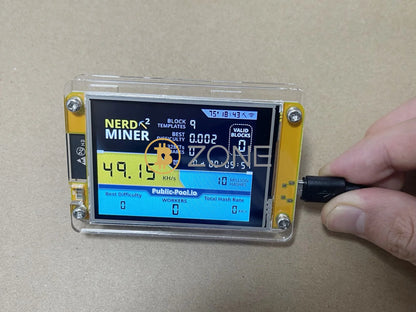NerdMiner V2 2.8 Inch Display BTC Solo Lottery Nerd Miner Crypto