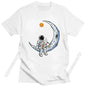 Male Bitcoin Crypto Btc To The Moon T Shirts Cotton Tshirt Novelty
