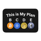 Custom Ripple XRP Front Door Mat Anti-Slip Indoor Absorbent Bitcoin