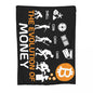 The Evolution Of Money Bitcoin Blankets Flannel Decoration Crypto Coin