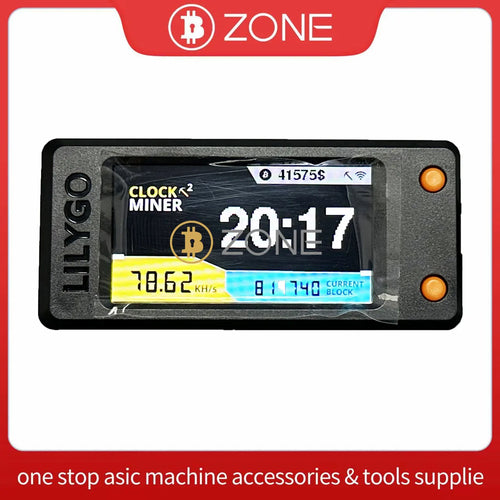 Bitcoin Nerd Miner v2.0 T-Display-S3 BTC Crypto Solo Lottery Nerdminer