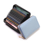 Business Card Holder Wallet Women/men Gray Bank/ID/Credit Card Holder