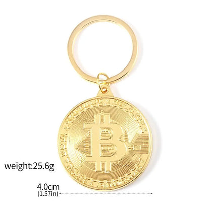 2025 Newest Bitcoin Keychain Music Band Keyring Pendant Women And Men