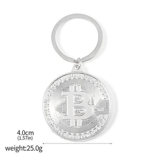 2025 Newest Bitcoin Keychain Music Band Keyring Pendant Women And Men