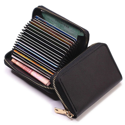 Business Card Holder Wallet Women/men Gray Bank/ID/Credit Card Holder
