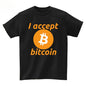 2025 Musk Currency Evolution with Bitcoin BTC Printed Short Sleeve