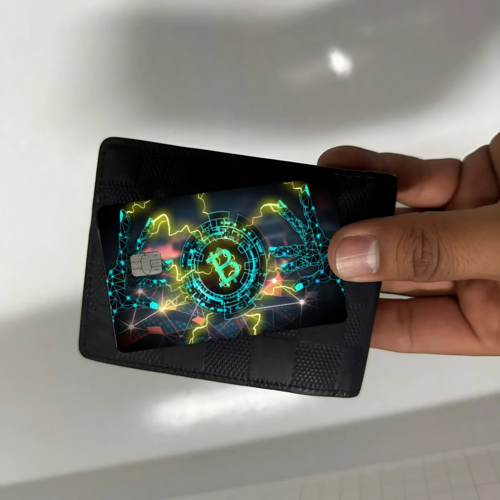 Bitcoin 100% Hot Sale Amine Credit Debit Bank Card Bus Card Film Skin