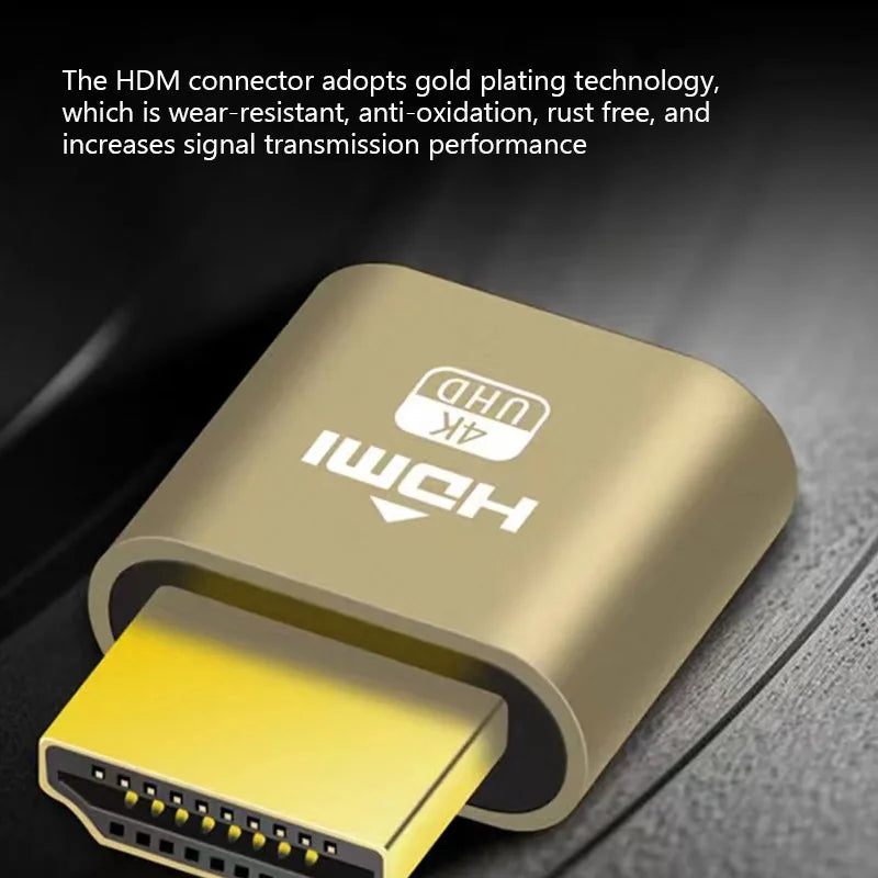 HDMI-compatible Dummy Plug Virtual Display Headless Ghost Display