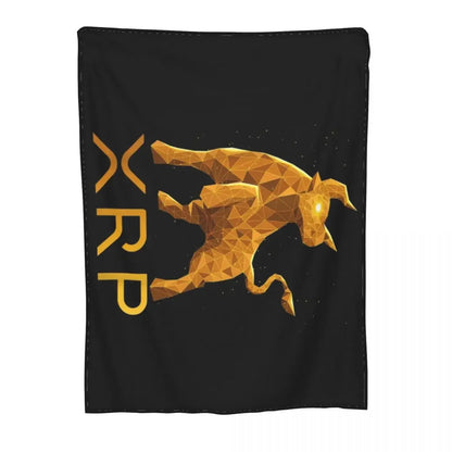 XRP cryptocurrency - XRP Throw Blanket warm winter Bed covers Summer