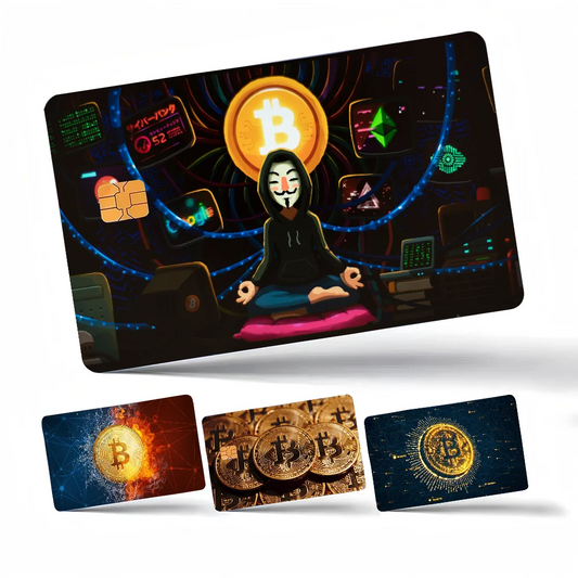 Bitcoin 100% Hot Sale Amine Credit Debit Bank Card Bus Card Film Skin
