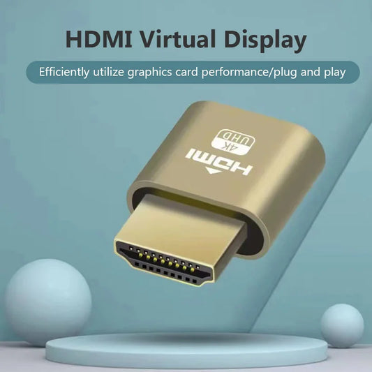 HDMI-compatible Dummy Plug Virtual Display Headless Ghost Display