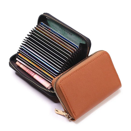Business Card Holder Wallet Women/men Gray Bank/ID/Credit Card Holder