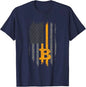 BTC Bitcoin American Flag Crypto Revolution Buy The Dip T-Shirt