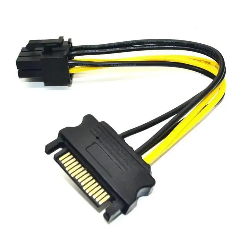 4Pcs PCI-E Riser Card 60CM USB 3.0 Cable SATA To 6Pin PCI Express 1X