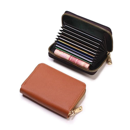 Business Card Holder Wallet Women/men Gray Bank/ID/Credit Card Holder