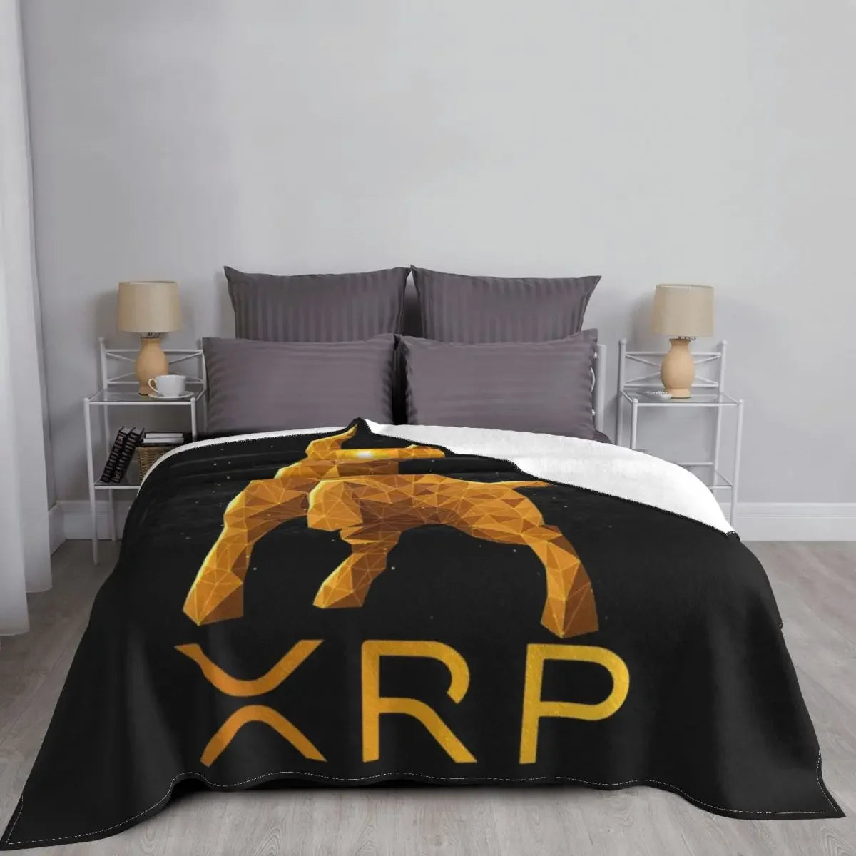 XRP cryptocurrency - XRP Throw Blanket warm winter Bed covers Summer