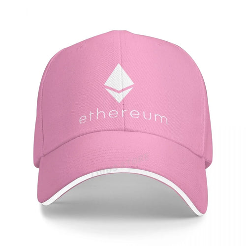 Ethereum Cryptocurrency Baseball Caps Women Men Adjustable Fashion