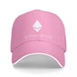 Ethereum Cryptocurrency Baseball Caps Women Men Adjustable Fashion