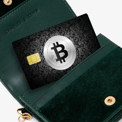 Bitcoin Logo Anime Cartoon Sticker Film Skin for Credit Card Debit
