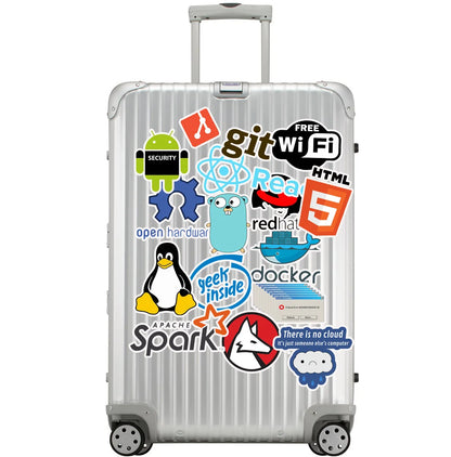50pcs Programming Home Decorative Graffiti Stickers Geek Python