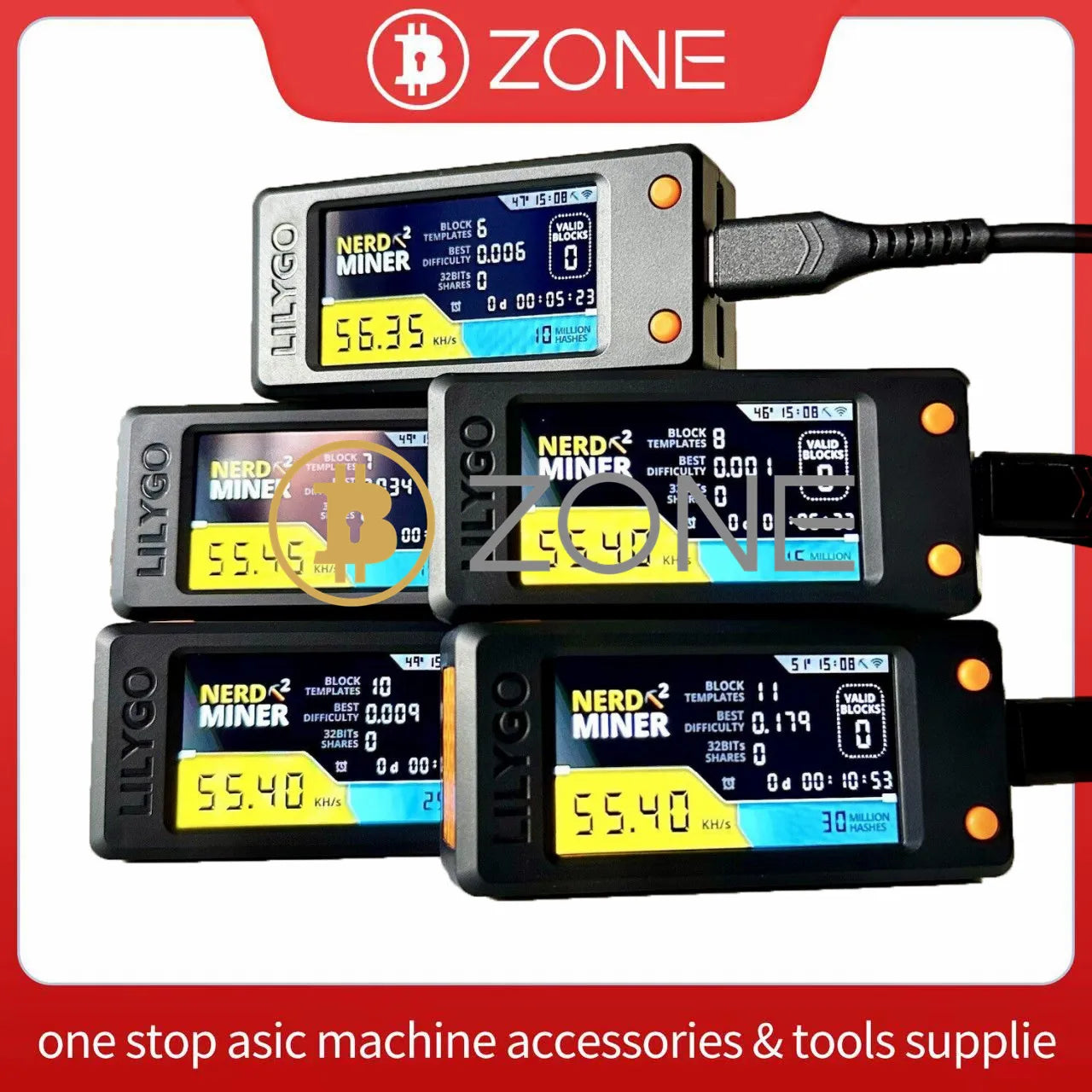 Bitcoin Nerd Miner v2.0 T-Display-S3 BTC Crypto Solo Lottery Nerdminer