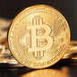 Gold Plated Bitcoin Coin Collectible Art Collection Gift Physical