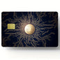 Bitcoin Pattern Stickers 4pcs PVC Credit Card Skin Stickers Removable