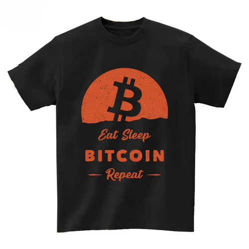 2025 Musk Currency Evolution with Bitcoin BTC Printed Short Sleeve