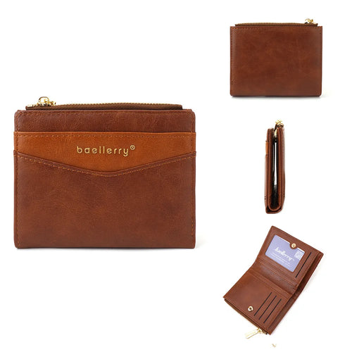 Men Vintage Coin Wallets Designer Luxury Short Small Purse Fashion