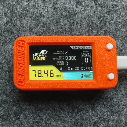 NerdMiner V2 PLUS   v1.6.3 156k/s  Bitcoin Solo Lottery Miner LilygoT