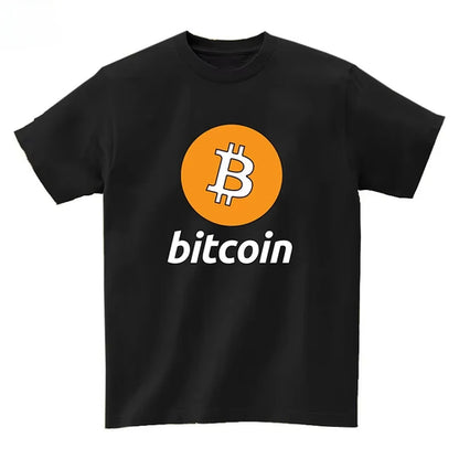 2025 Musk Currency Evolution with Bitcoin BTC Printed Short Sleeve